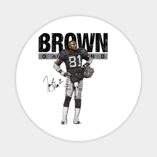 Tim Brown Las Vegas Pre-Game Oakland Magnet